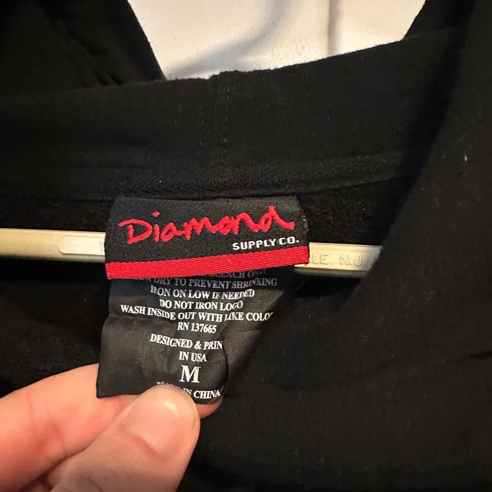 Diamond Supply Co. Men's Hoodie Yacht Club Vintage. Size Medium. Worn Once - Picture 2 of 5